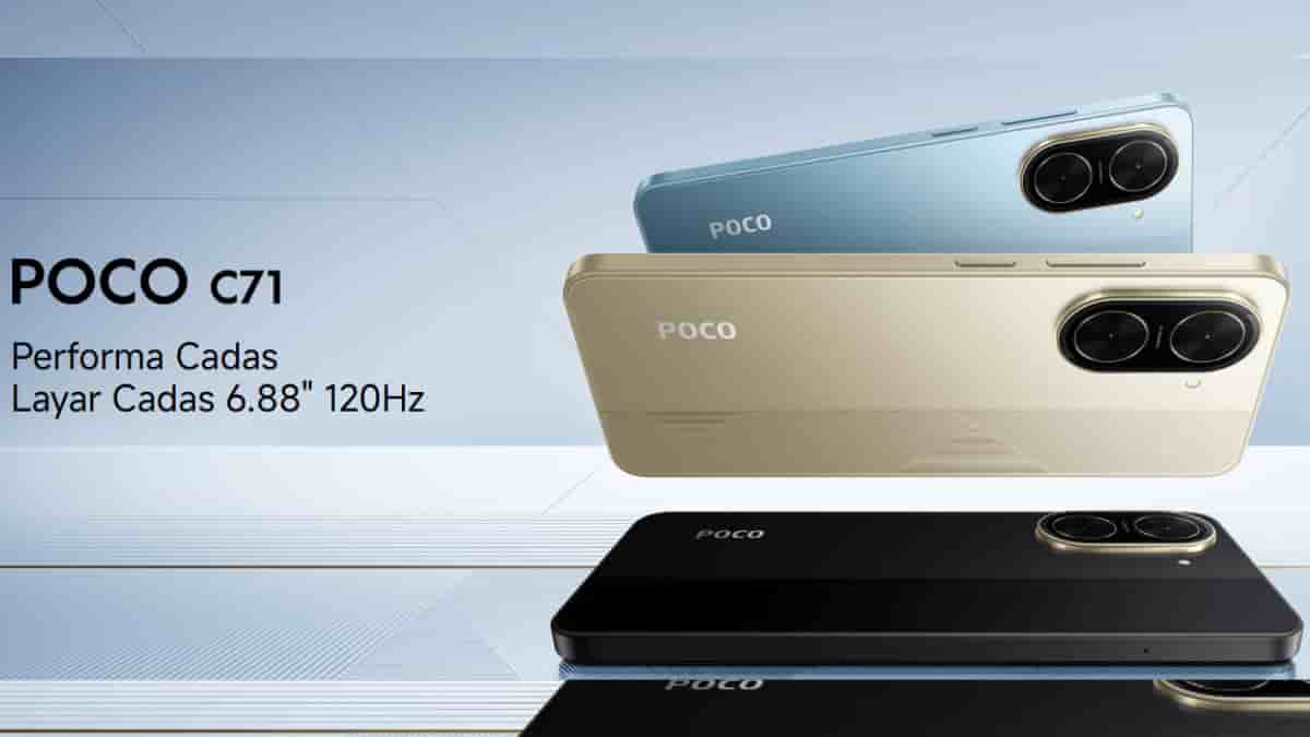 Harga, Spesifikasi dan Kelebihan HP Poco C71, Sejutaan RAM 8GB