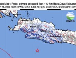 Gempa M4,9 Guncang Garut, Terasa hingga Bandung dan Pangandaran