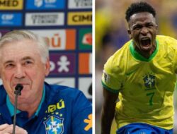 Ancelotti: Seperti di Real Madrid, Versi Terbaik Vinicius Bisa Segera Dilihat di Timnas Brasil