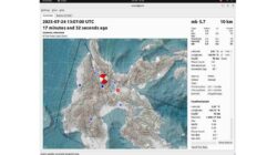 Gempa Tektonik Magnitudo 5,7 Guncang Poso Sulawesi Tengah