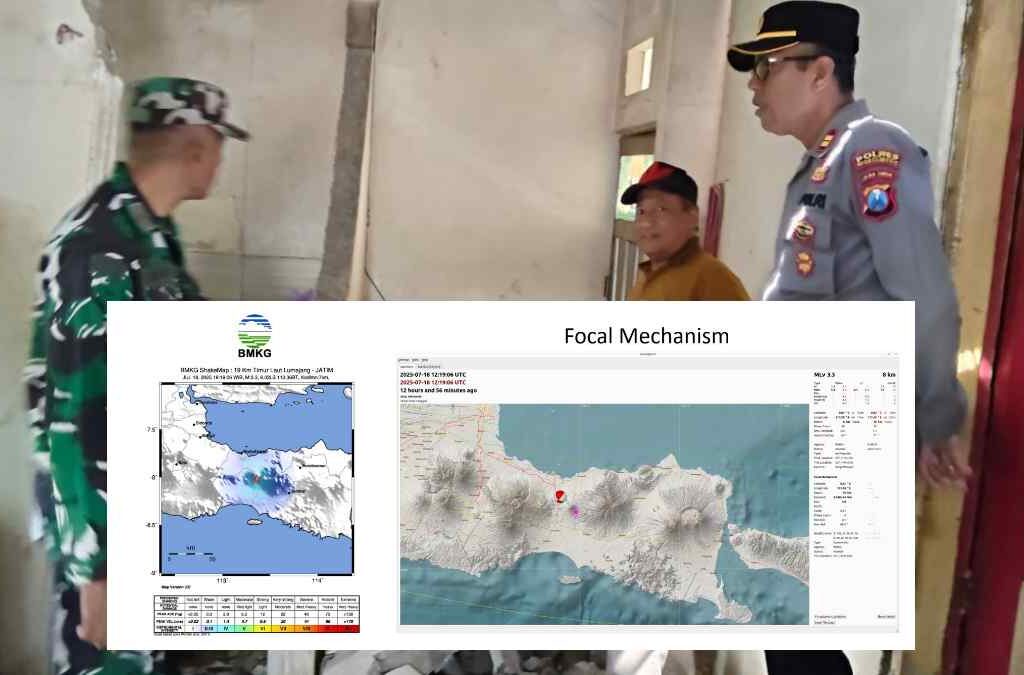 Rentetan Gempa Guncang Perbatasan Lumajang, Jember, dan Probolinggo