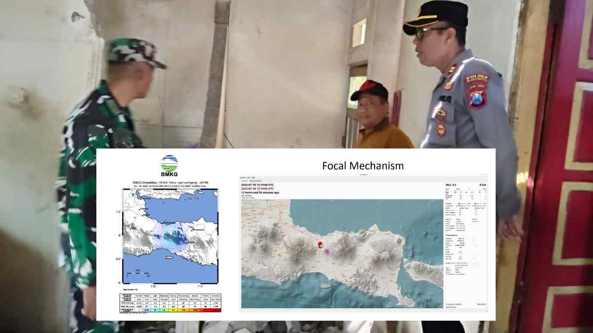 Rentetan Gempa Guncang Perbatasan Lumajang, Jember, dan Probolinggo