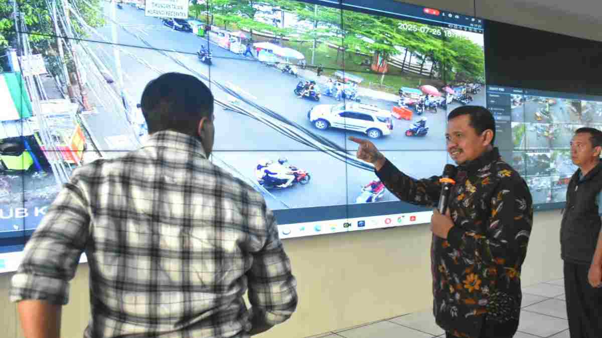 Tiga Dinas Kendalikan Situasi Lapangan di Sumedang via ATCS