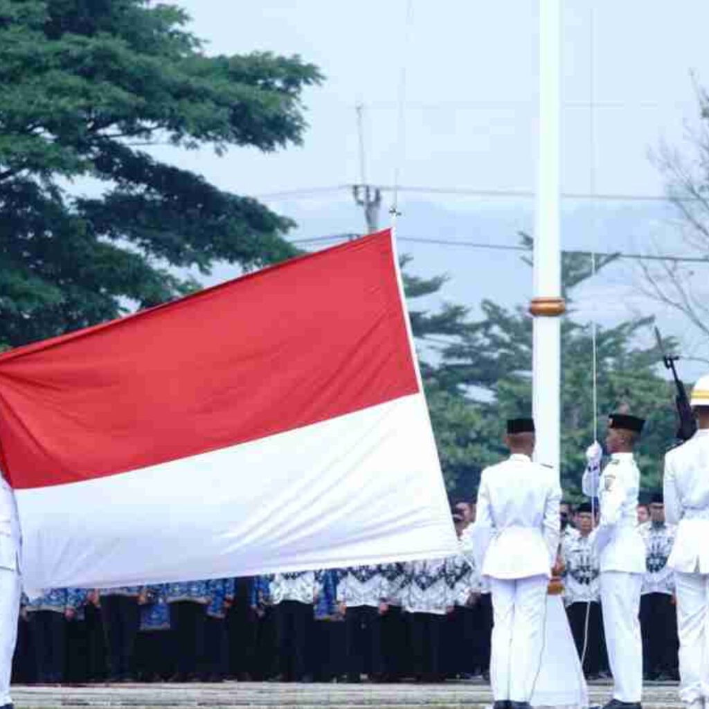 Upacara HUT ke-80 RI di Sumedang