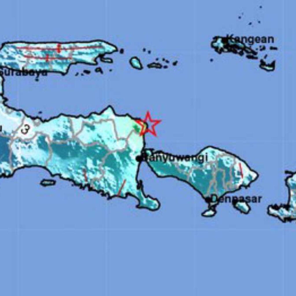 Gempa Bumi M5,3 Guncang Jawa Timur dan Bali