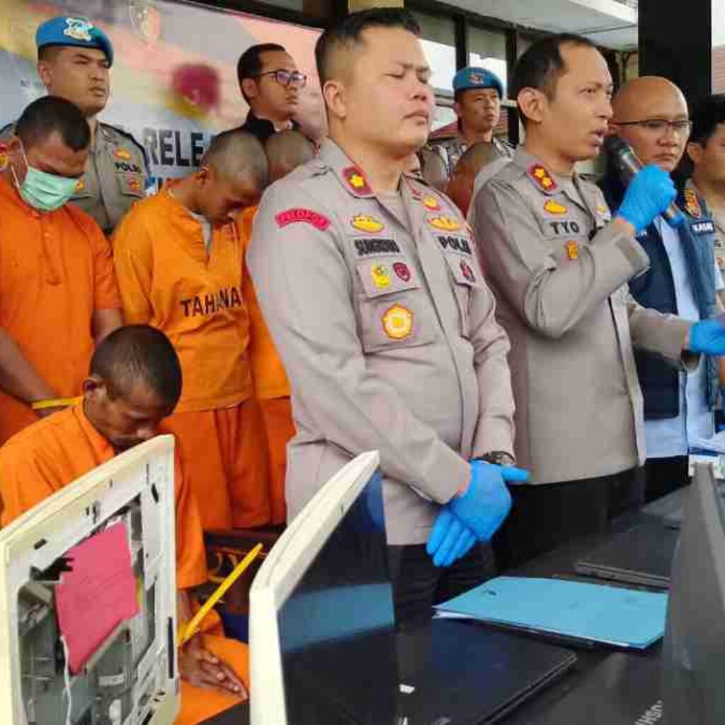 Komplotan Spesialis Bongkar Sekolah Diringkus Polres Sumedang
