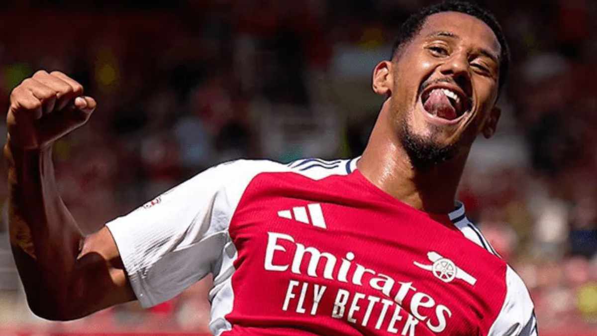 William Saliba Teken Kontrak Baru di Arsenal