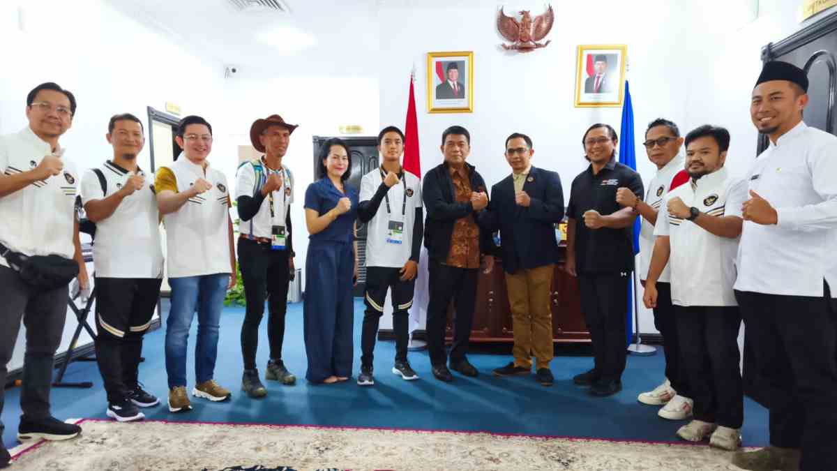 Tim Olimpiade Remaja Asian Indonesia Disambut Hangat Dubes RI di Bahrain