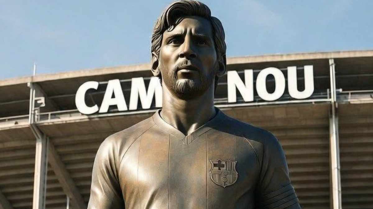 Barcelona Bakal Buatkan Patung Messi di Stadion Baru