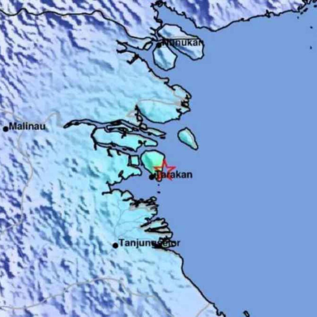 Gempa Tektonik M4,4 Guncang Tarakan, Kalimantan Utara