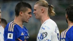 Mancini Bikin Haaland Meradang, Bikin Italia Tumbang 1-4 atas Norwegia