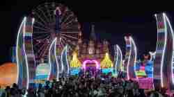 Serunya Wisata Malam di Jans Park Glow Galaxy Jatinangor Sumedang