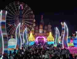 Serunya Wisata Malam di Jans Park Glow Galaxy Jatinangor Sumedang