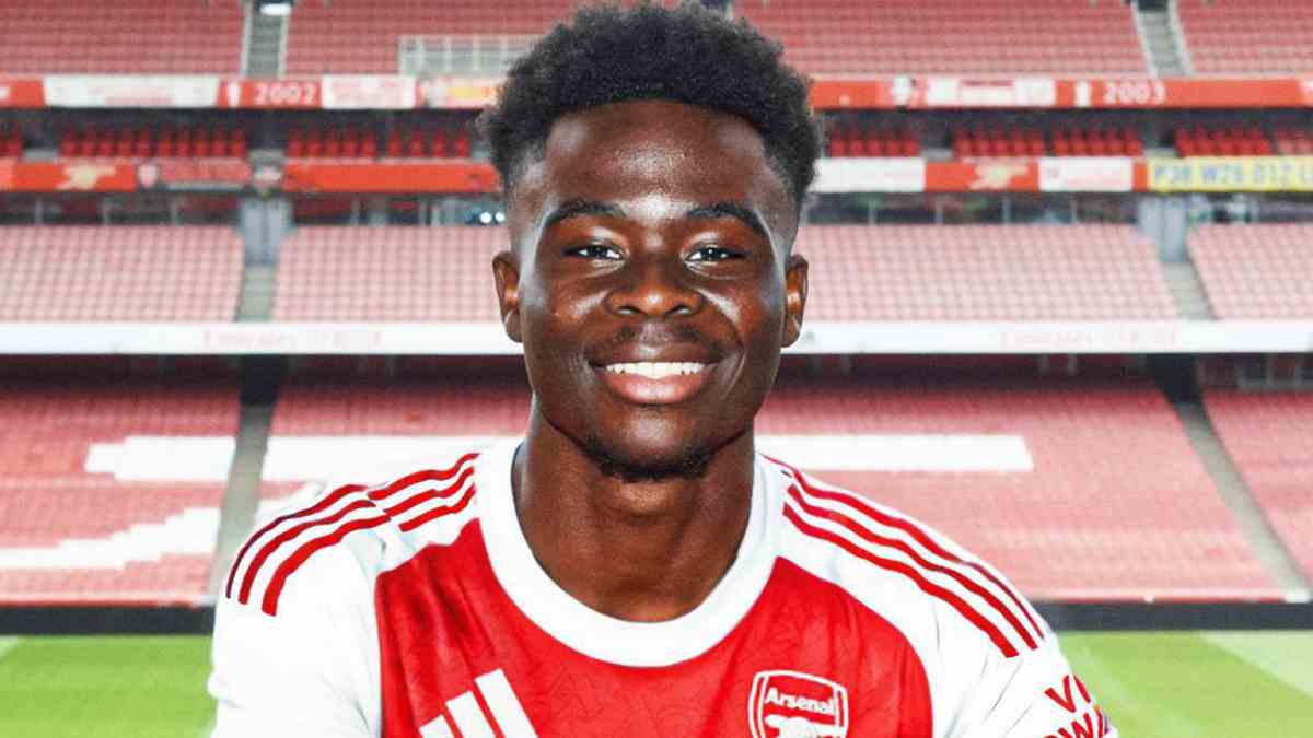 Bukayo Saka di Arsenal hingga 2031