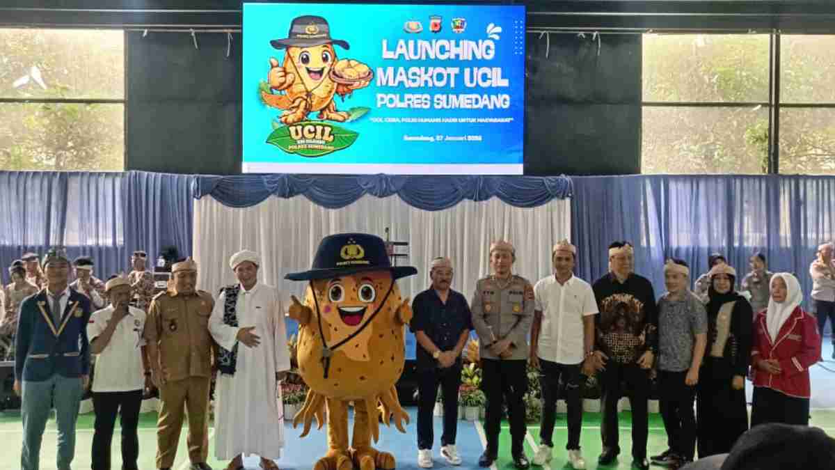 Kapolres Sumedang Luncurkan Maskot Ucil