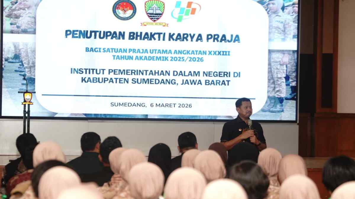 Bupati Sumedang Tutup Bhakti Karya Praja IPDN