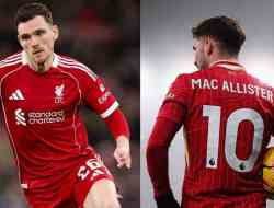 Masa Depan Alexis Mac Allister dan Andy Robertson di Liverpool Jadi Sorotan