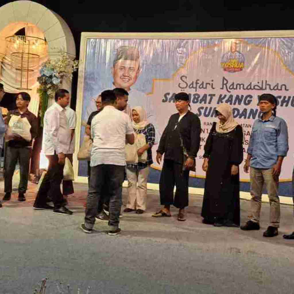 Safari Ramadan Sahabat Yosua di Sumedang, Bagikan 1.000 Paket Sembako