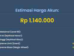 Cara Cek Harga akun ML, Berapa Nilai Punyamu?
