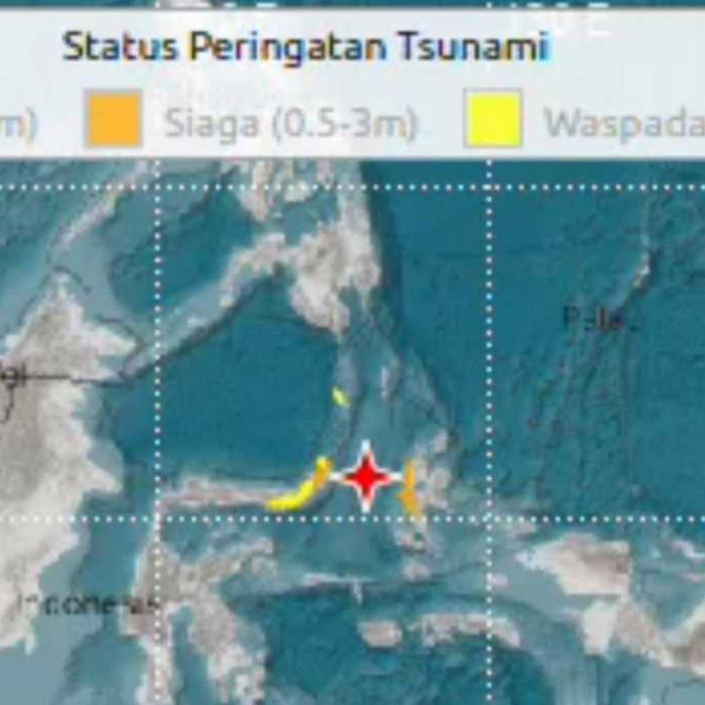 Gempa M7,6 Guncang Ternate dan Sekitarnya