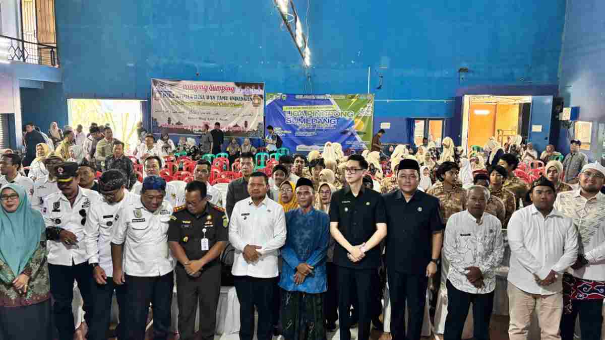 Legislator Sumedang Hadiri Halal Bihalal Kepala Desa