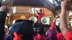 Satgas Ketenagakerjaan saat May Day di Sumedang