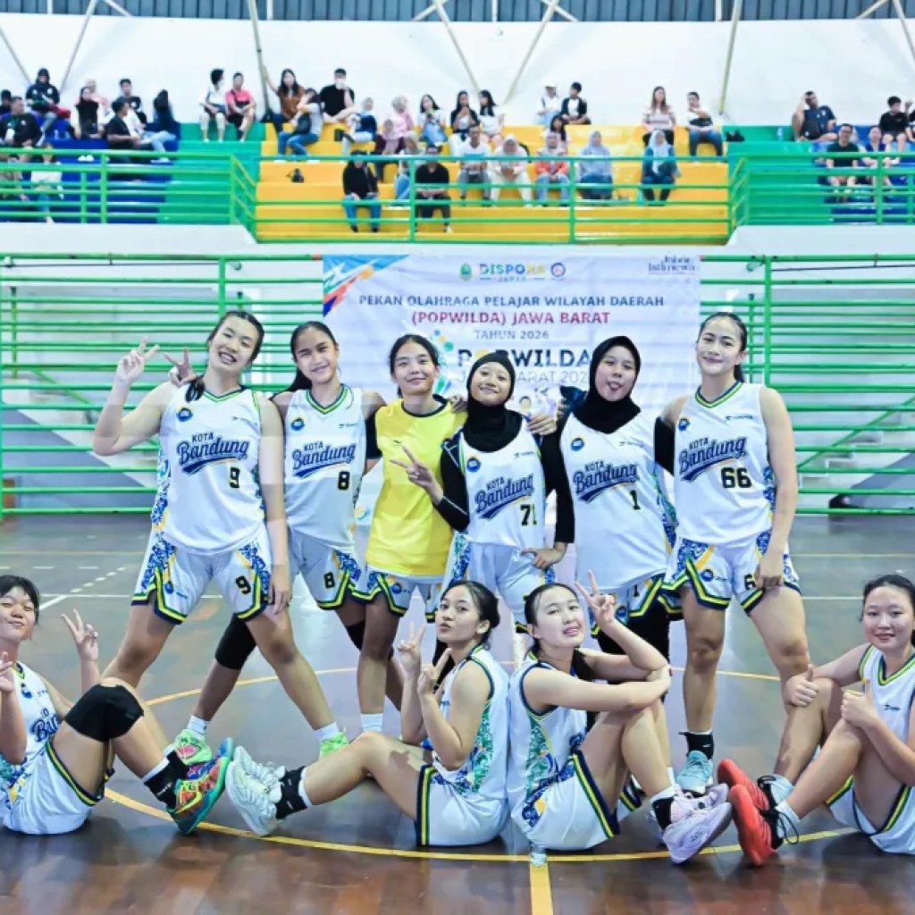 Kota Bandung Dominasi Popwilda Jabar 2026, Basket Sapu Bersih Gelar Juara