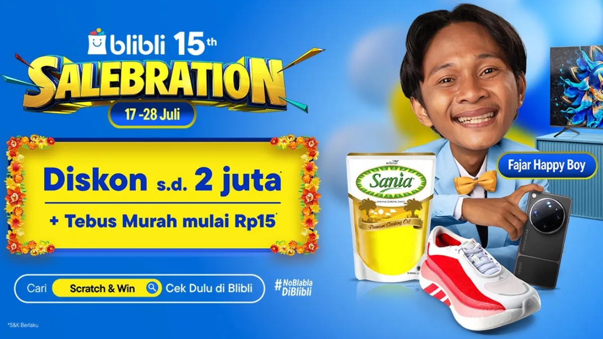 Ada Promo Bulan Juli Ulang Tahun Blibli