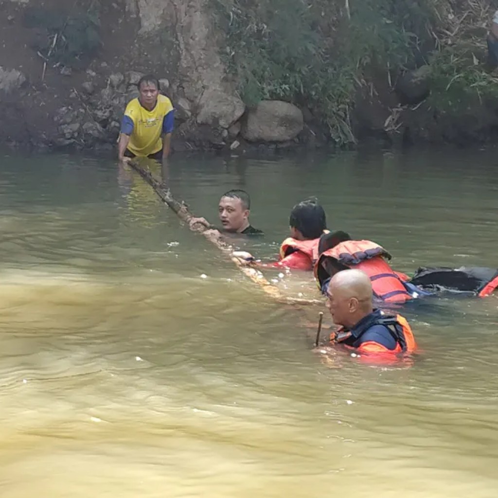 Pelajar SMP Tewas Tenggelam di Sungai Cipeles Sumedang