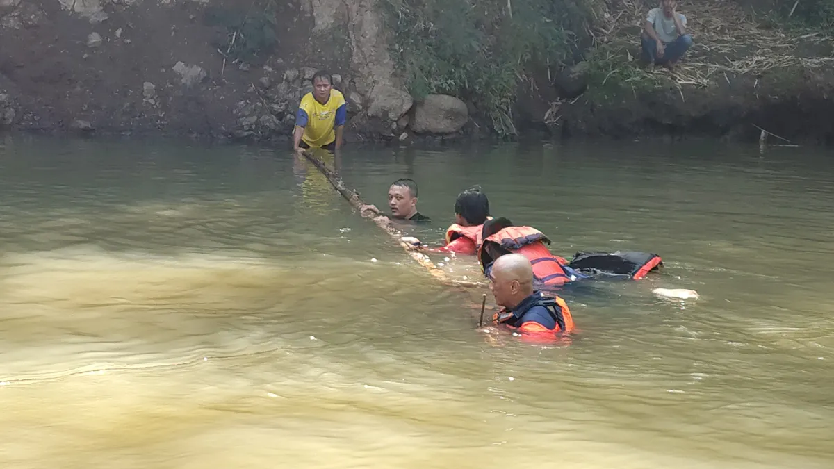 Pelajar SMP Tewas Tenggelam di Sungai Cipeles Sumedang