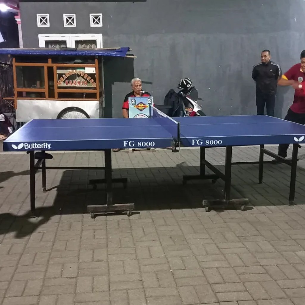 Semarak HUT Ke-81 RI , Warga RW 07 Tuguraja Kota Tasikmalaya Gelar Turnamen Tenis Meja