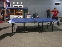Semarak HUT Ke-81 RI , Warga RW 07 Tuguraja Kota Tasikmalaya Gelar Turnamen Tenis Meja