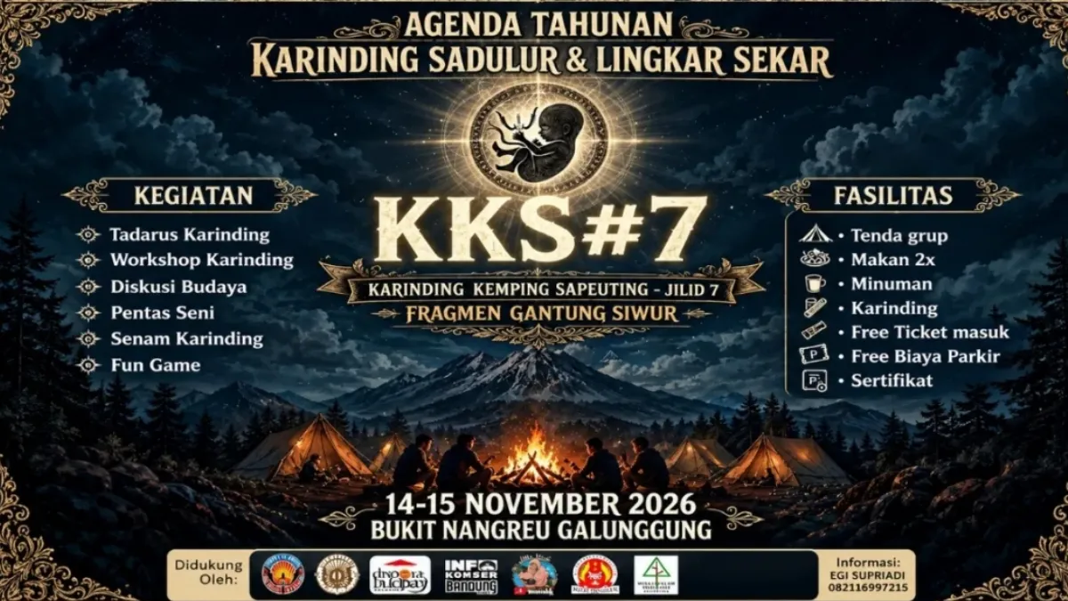 Karinding Kemping Sapeuting Jilid 7 Siap Digelar