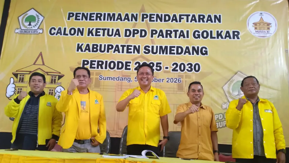 SC Musda Golkar Sumedang Buka Pendaftaran Calon Ketua